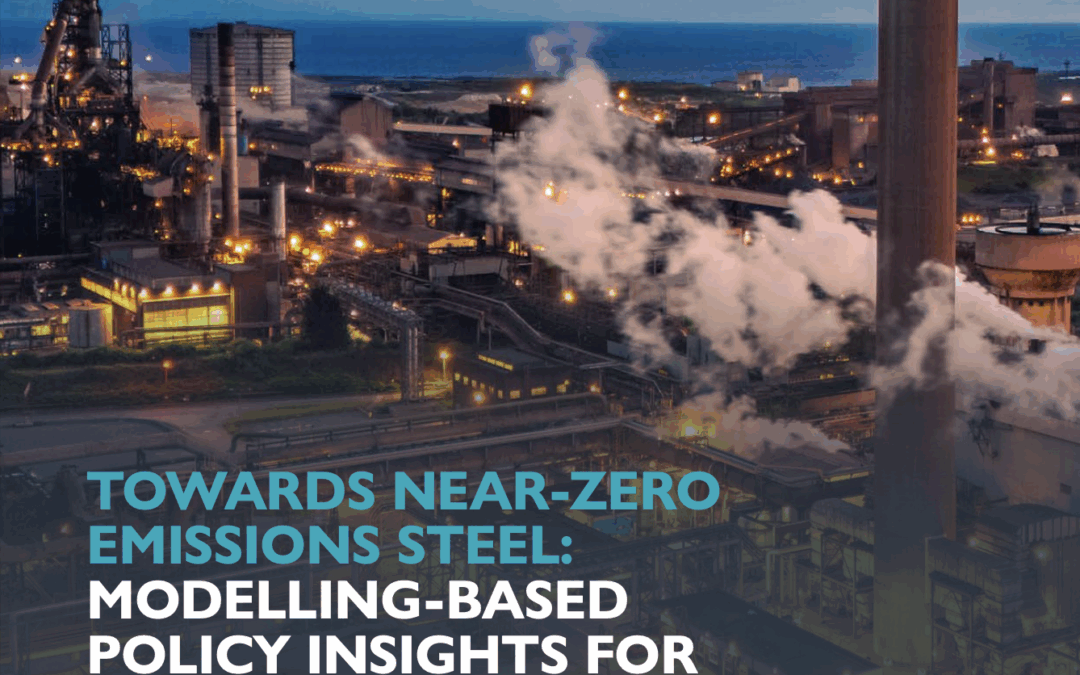 Towards Near-Zero Emissions Steel: Modelling-based Policy Insights for Major Producers