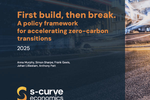 First build then break. A policy framework for accelerating zero-carbon transitions.